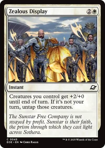 Zealous Display (Edge of Eternities) Near Mint