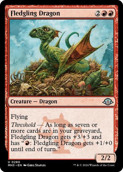 Fledgling Dragon (Modern Horizons 3) Near Mint - Nick Nack's Full Frontal Attack