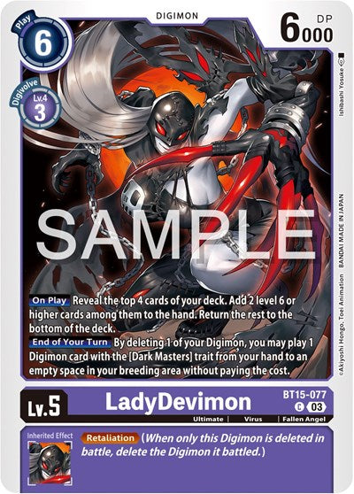 LadyDevimon (Exceed Apocalypse) Near Mint
