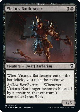 Vicious Battlerager (Commander Legends: Battle for Baldur's Gate) Near Mint - Nick Nack's Full Frontal Attack