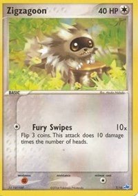 Zigzagoon (EX Trainer Kit 1: Latias & Latios) Light Play - Nick Nack's Full Frontal Attack