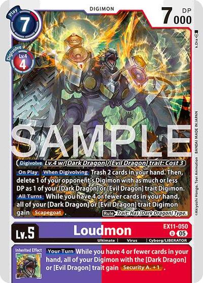 Loudmon (Dawn of Liberator) Near Mint - Nick Nack's Full Frontal Attack