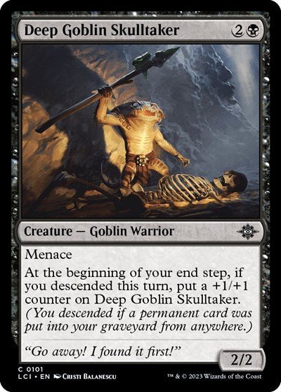 Deep Goblin Skulltaker (The Lost Caverns of Ixalan) Near Mint - Nick Nack's Full Frontal Attack