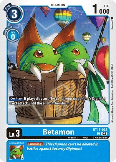 Betamon (Exceed Apocalypse) Near Mint - Nick Nack's Full Frontal Attack
