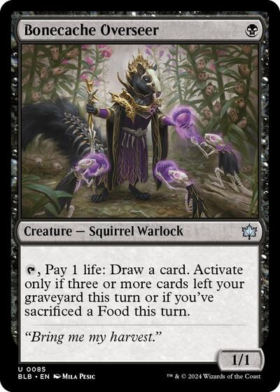 Bonecache Overseer (Bloomburrow) Near Mint - Nick Nack's Full Frontal Attack