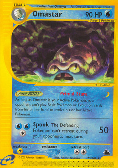 Omastar (Skyridge) Light Play