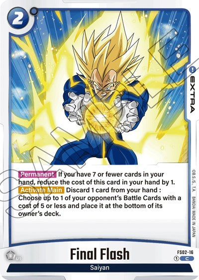 Final Flash (Starter Deck 2: Vegeta) Near Mint