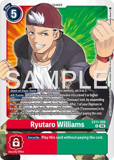 Ryutaro Williams (Dawn of Liberator) Near Mint - Nick Nack's Full Frontal Attack