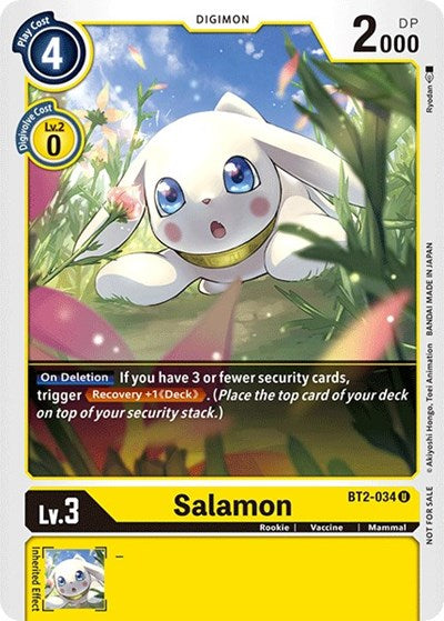 Salamon BT2-034 (Official Tournament Pack Vol.3) (Release Special Booster) Near Mint