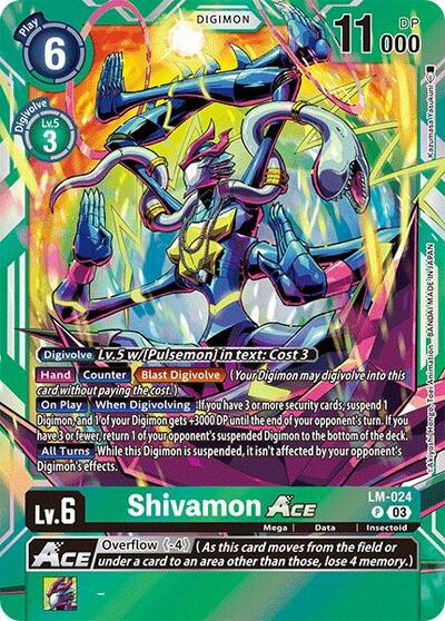 Shivamon ACE (Special Limited Set) Near Mint - Nick Nack's Full Frontal Attack