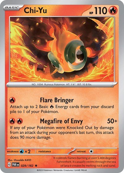 Chi - Yu (Scarlet and Violet: Paradox Rift) Near Mint Holofoil - Nick Nack's Full Frontal Attack