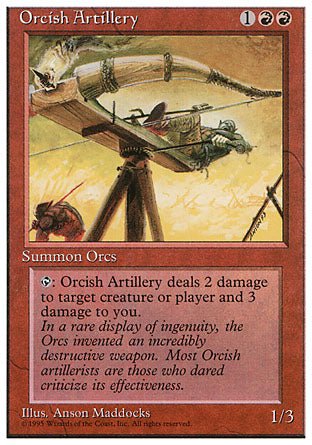 Orcish Artillery (4th Edition) Light Play - Nick Nack's Full Frontal Attack