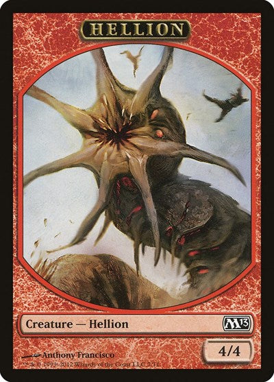 Hellion Token (Magic 2013 (M13)) Light Play