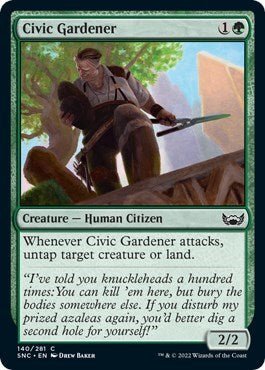 Civic Gardener (Streets of New Capenna) Near Mint - Nick Nack's Full Frontal Attack