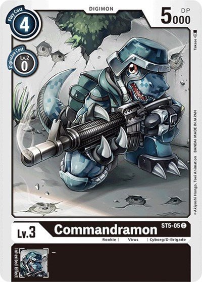 Commandramon (Starter Deck 05: Machine Black) Near Mint - Nick Nack's Full Frontal Attack
