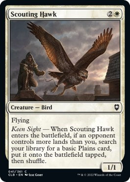 Scouting Hawk (Commander Legends: Battle for Baldur's Gate) Near Mint