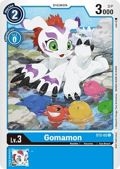 Gomamon (Official Tournament Pack Vol.3) (Starter Deck 02: Cocytus Blue) Near Mint - Nick Nack's Full Frontal Attack
