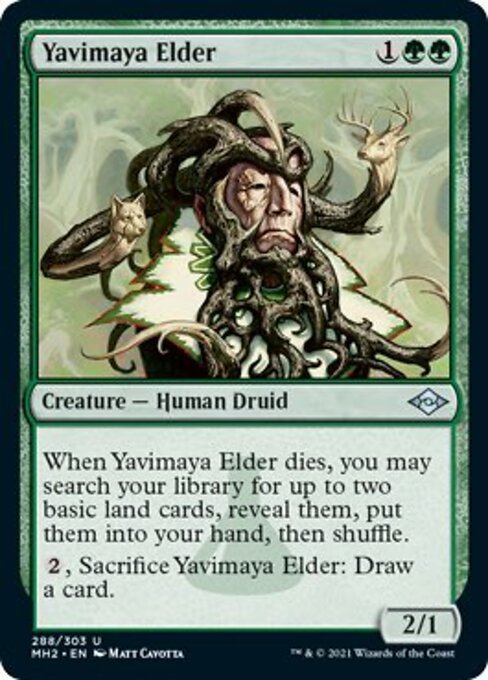 Yavimaya Elder (Modern Horizons 2) Light Play Foil - Nick Nack's Full Frontal Attack