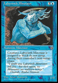 Labyrinth Minotaur (2) (Homelands) Light Play - Nick Nack's Full Frontal Attack