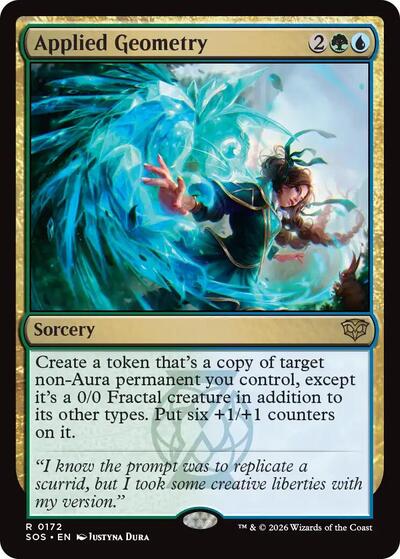 Applied Geometry (Secrets of Strixhaven) Near Mint Foil