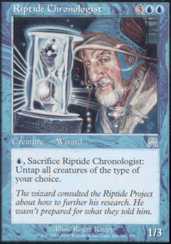 Riptide Chronologist (Onslaught) Light Play Foil - Nick Nack's Full Frontal Attack