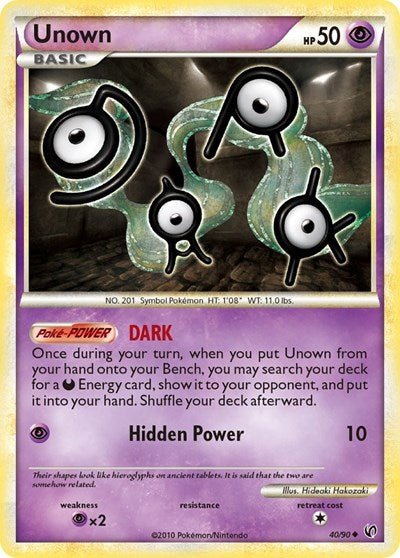 Unown (Undaunted) Medium Play - Nick Nack's Full Frontal Attack