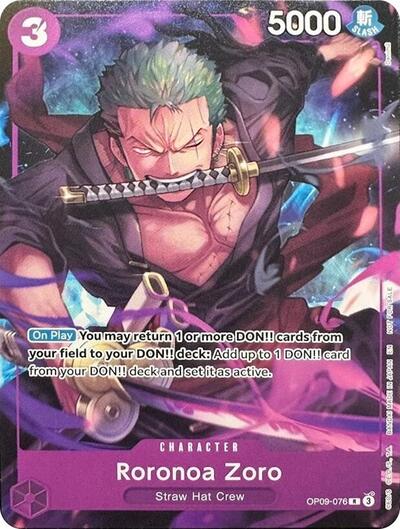 Roronoa Zoro (Welcome Pack Vol. 2) (One Piece Promotion Cards) Near Mint