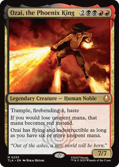 Ozai, the Phoenix King (Avatar: The Last Airbender) Near Mint Foil
