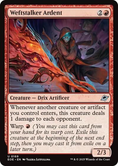 Weftstalker Ardent (Edge of Eternities) Near Mint Foil - Nick Nack's Full Frontal Attack