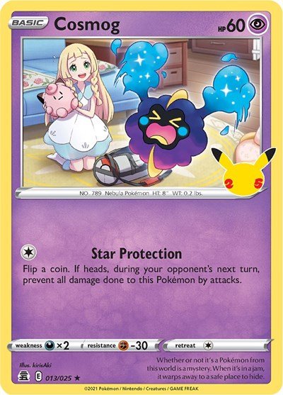 Cosmog (Celebrations) Near Mint Holofoil - Nick Nack's Full Frontal Attack