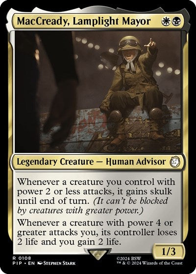 MacCready, Lamplight Mayor (Universes Beyond: Fallout) Near Mint Foil