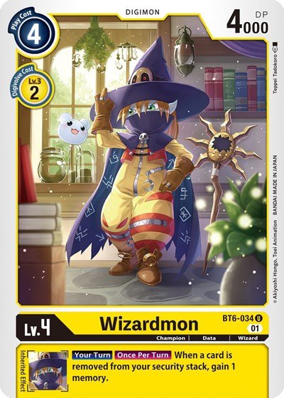 Wizardmon (Double Diamond) Near Mint - Nick Nack's Full Frontal Attack