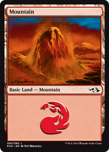 Mountain 2 (Duel Decks Anthology: Elves vs Goblins) Near Mint