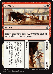 Onward to Victory (Amonkhet) Near Mint - Nick Nack's Full Frontal Attack