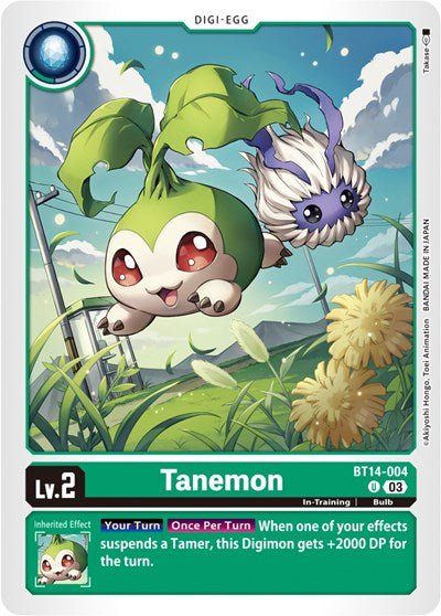 Tanemon (Blast Ace) Near Mint - Nick Nack's Full Frontal Attack