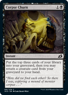 Corpse Churn (Ikoria: Lair of Behemoths) Near Mint - Nick Nack's Full Frontal Attack