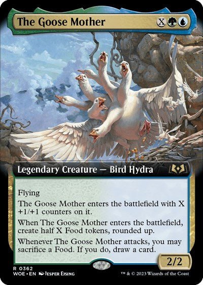 The Goose Mother (Extended Art) (Wilds of Eldraine) Near Mint Foil - Nick Nack's Full Frontal Attack