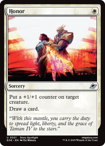 Honor (Edge of Eternities) Near Mint - Nick Nack's Full Frontal Attack
