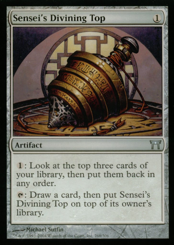 Sensei's Divining Top (Champions of Kamigawa) Near Mint - Nick Nack's Full Frontal Attack