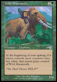 Wild Mammoth (Nemesis) Near Mint - Nick Nack's Full Frontal Attack