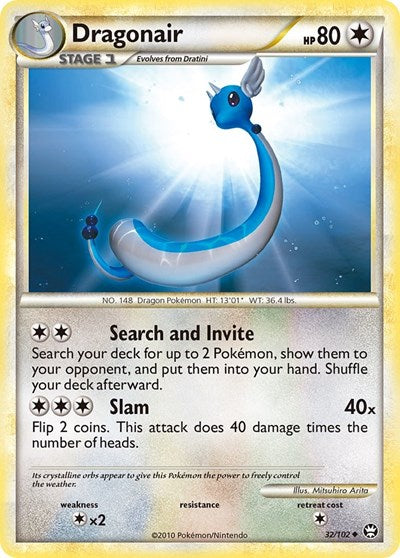 Dragonair (Triumphant) Damaged / Poor
