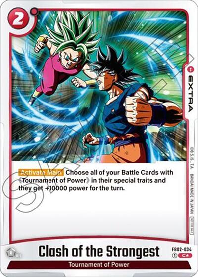 Clash of the Strongest FB02-034 (Tournament Pack 02) (Tournament and Championship Promos) Near Mint Holofoil