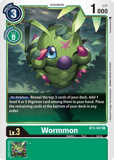 Wormmon (Release Special Booster) Near Mint - Nick Nack's Full Frontal Attack