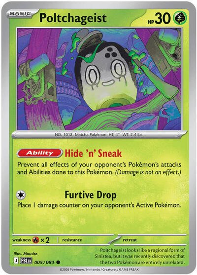 Poltchageist (ME05: Pitch Black) Near Mint - Nick Nack's Full Frontal Attack
