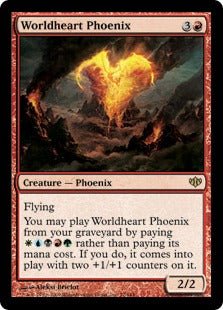 Worldheart Phoenix (Conflux) Near Mint Foil - Nick Nack's Full Frontal Attack