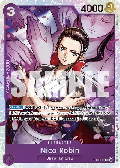 Nico Robin (Starter Deck 26: PURPLE/BLACK Monkey.D.Luffy) Near Mint Foil