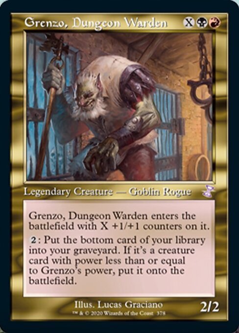 Grenzo, Dungeon Warden (Time Spiral Remastered) Near Mint - Nick Nack's Full Frontal Attack