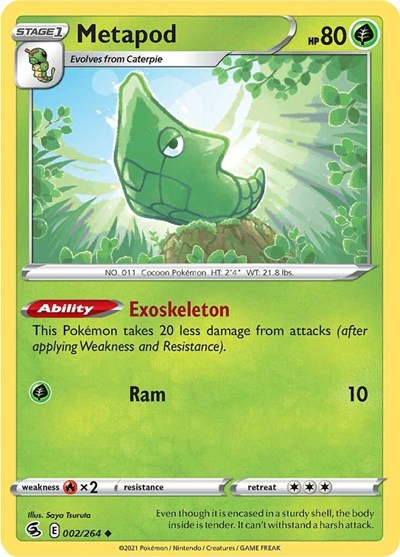Metapod (SWSH08: Fusion Strike) Near Mint