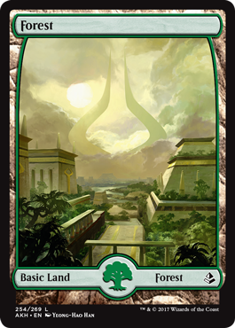 Forest (254) (Amonkhet) Near Mint - Nick Nack's Full Frontal Attack