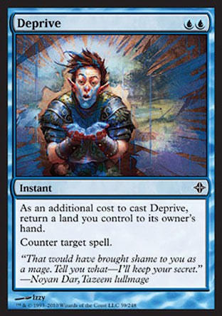 Deprive (Rise of the Eldrazi) Light Play